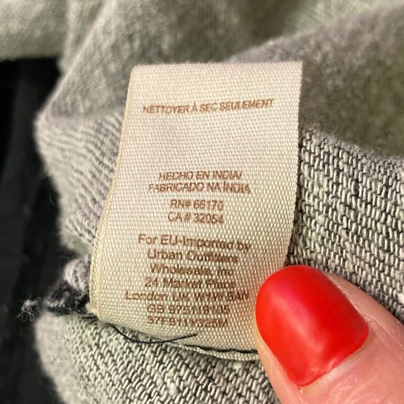 Free People XS Ties To Florence Dress Tassle Tie Front Embroidered Tunic Boho - Picture 9 of 12